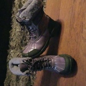 Ugg Purple Glitter Snow Boots